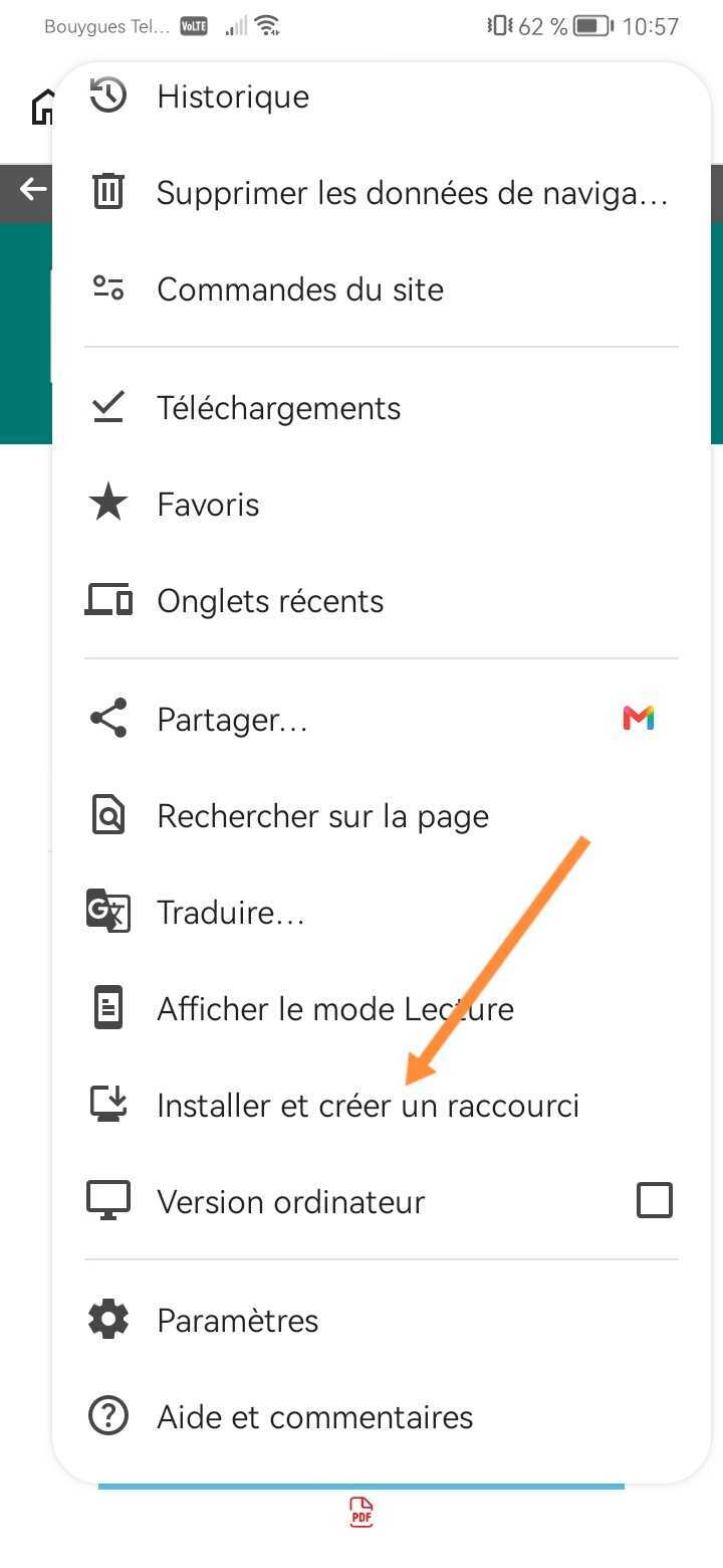installer webapp