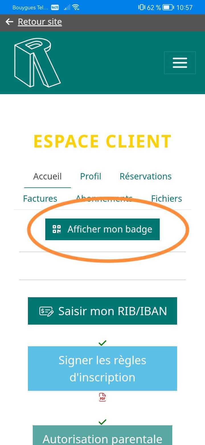affiche ton badge