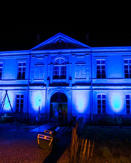L’Hôtel-Dieu en bleu