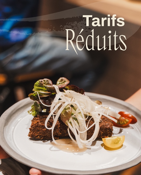 Nos tarifs réduits 