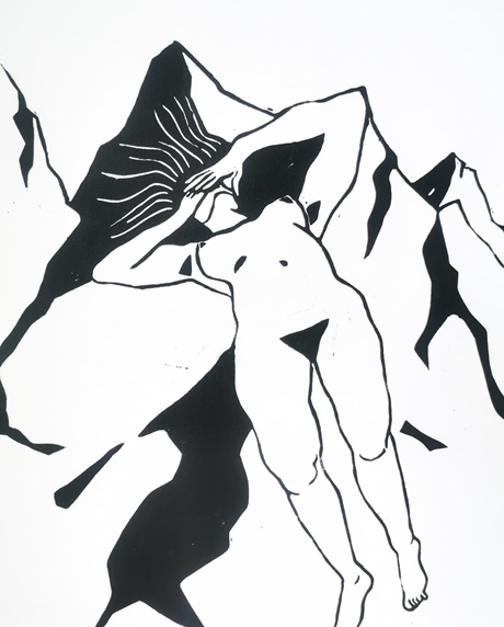 Exposition Linogravure par Véronique Buyer