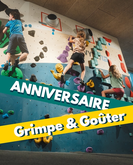 Anniversaire Grimpe & Goûter