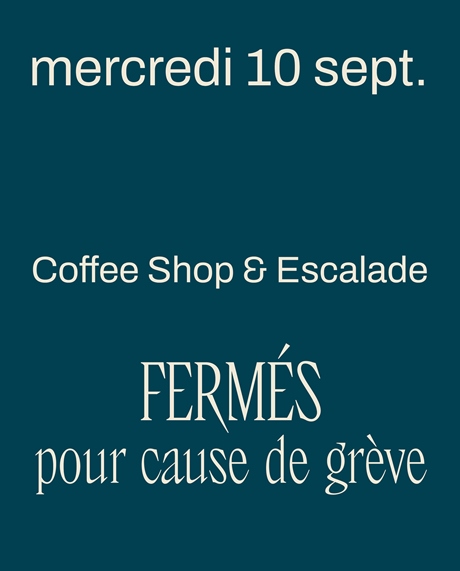 Fermeture exceptionnelle - grève